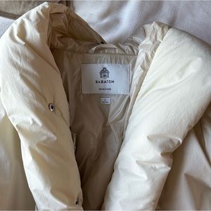 Babaton puffer size small. Beige worn maybe 2-3 times max.
